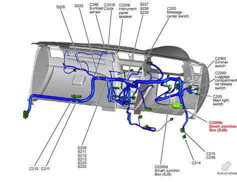 2008 ford escape smart junction box location|2008 escape fuse box diagram.